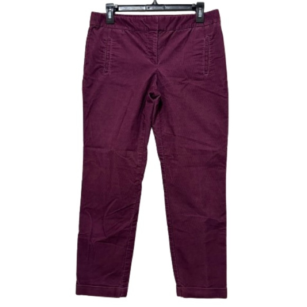 LOFT Women's Plum Corduroy Ankle Pants